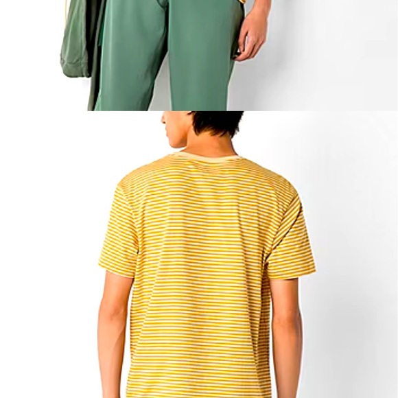 Billabong Tan and White Short Sleeve Tee - Picture 6 of 6